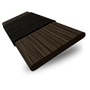 ColorizedSwatch Natural Bamboo Umber & Jet Wooden Blind - 50mm Slat sample image 3389