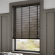 ColorizedZoom Natural Bamboo Umber & Jet Wooden Blind - 50mm Slat 3389