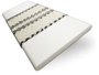ColorizedSwatch Vintage White & Woven Domino Wooden Blind - 50mm Slat sample image 3396