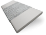 ColorizedSwatch Turtle Dove Grey & Berber Silver Faux Wood Blind - 50mm Slat sample image 3399