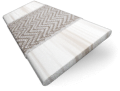 ColorizedSwatch Birch Bark & Chevron Stucco Faux Wood Blind - 50mm Slat sample image 3401