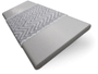 ColorizedSwatch Harbour Grey & Chevron Silver Faux Wood Blind - 50mm Slat sample image 3402