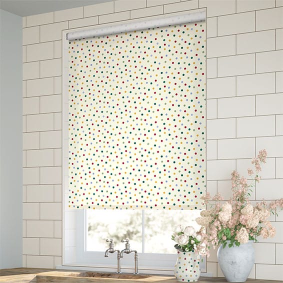 ColorizedZoom Polka Dot Multi Roller Blind 3488