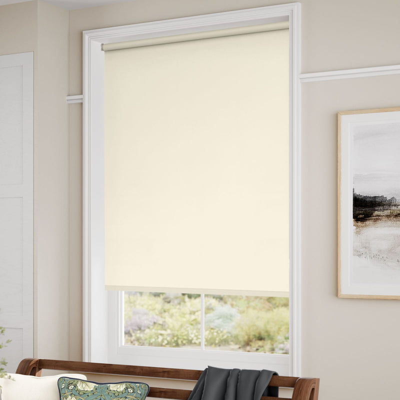 ColorizedZoom Sevilla Blackout Cottage Cream  Roller Blind 3579