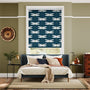 Colorized Demoiselle Dragonfly Ink Roller Blind 3620