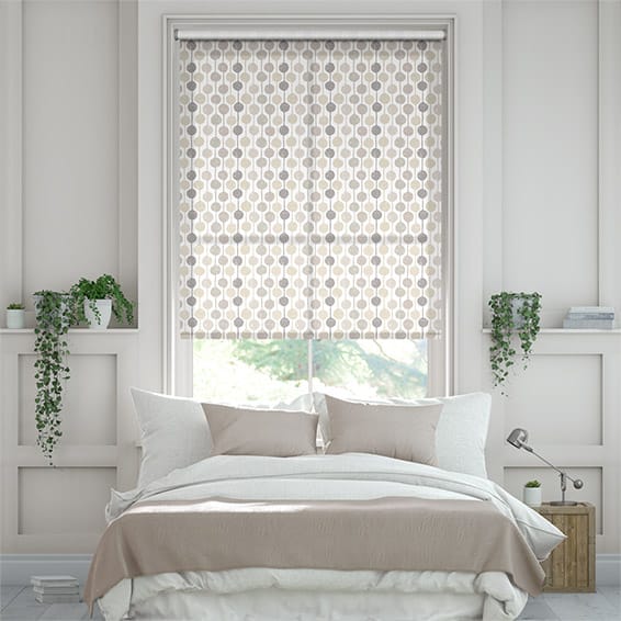Colorized Taimi Stripe Neutral Roller Blind 3622