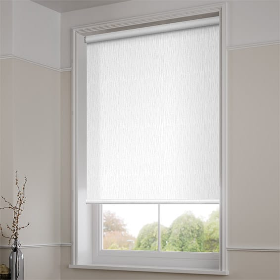 ColorizedZoom Static Blackout White Roller Blind 3669