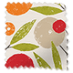ColorizedSwatch Blomma Trail Tangerine Roller Blind sample image 3708