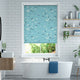 Colorized Splash Blackout Flight Powder Blue Roller Blind 3718