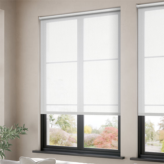 ColorizedZoom Oculus Alabaster Magic Screen Roller Blind 3732