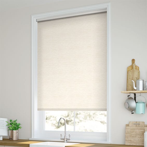 ColorizedZoom Lysander Blackout Oyster Roller Blind 3788