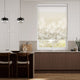Colorized Dill Pebble Roller Blind 3801