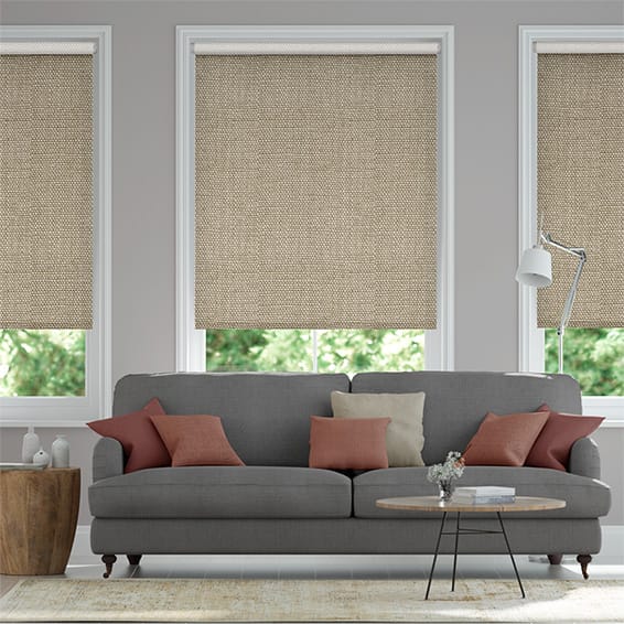 Colorized Electric Choices Linen Hopsack Roller Blind 3851