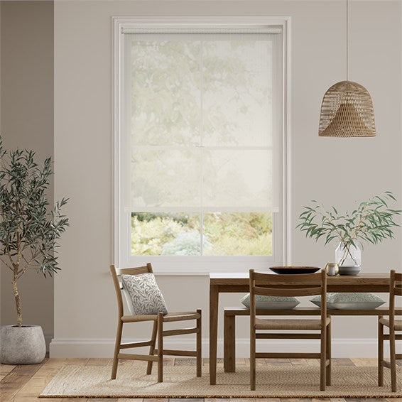 Colorized Electric Oculus Linen  Roller Blind 3858