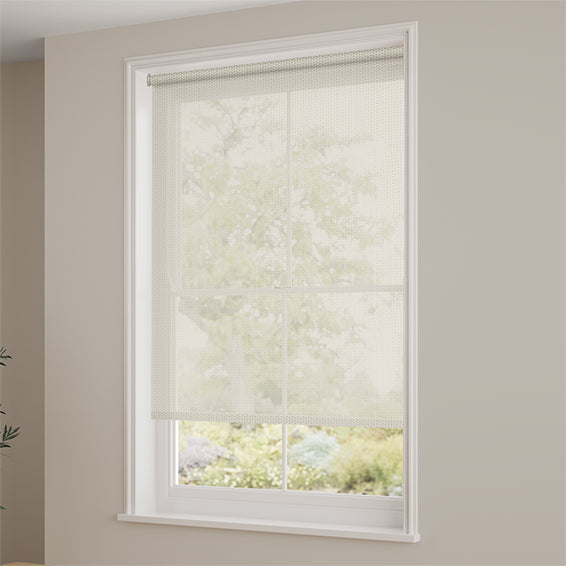 ColorizedZoom Electric Oculus Linen  Roller Blind 3858