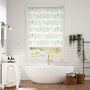 Colorized Splash Blackout Beach Huts Mineral Roller Blind 3883