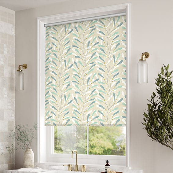 ColorizedZoom Splash Blackout Ocean Sea Kelp Lake Roller Blind 3885