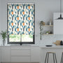 Colorized Nuevo Blocks Sapphire Roller Blind 3889