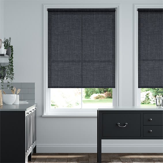 Colorized Laurent Charcoal  Roller Blind 3894