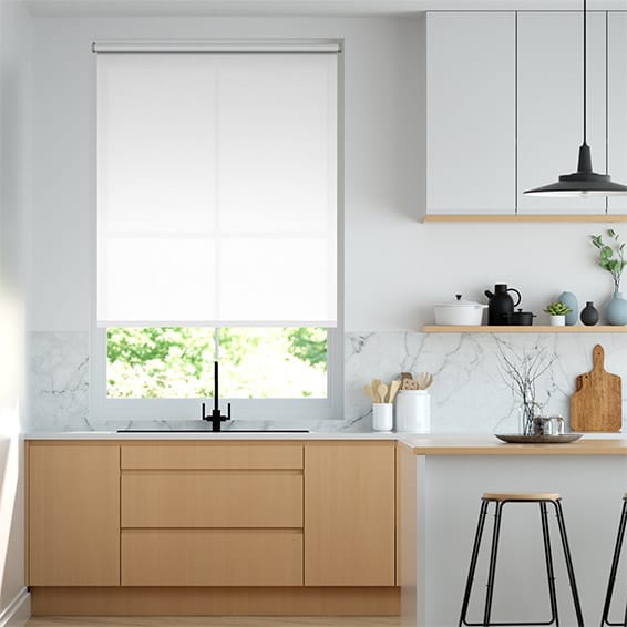 Colorized City Classic White Roller Blind 3931