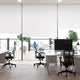 Colorized Contract Capital Blackout Bright White Roller Blind 3993