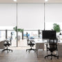 Colorized Contract Capital Blackout Bright White Roller Blind 3993