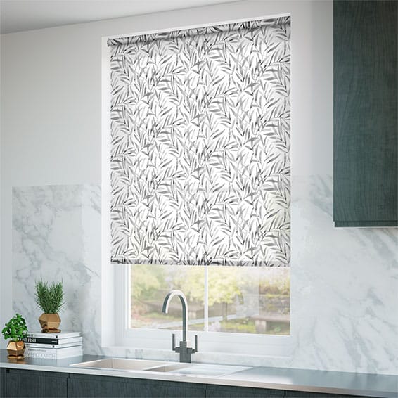 ColorizedZoom Maya Silver Grey Roller Blind 4043