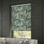 ColorizedZoom Electric William Morris Acanthus Velvet Forest Roller Blind 4154