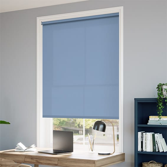 ColorizedZoom Electric Avalon Egyptian Blue  Roller Blind 4241