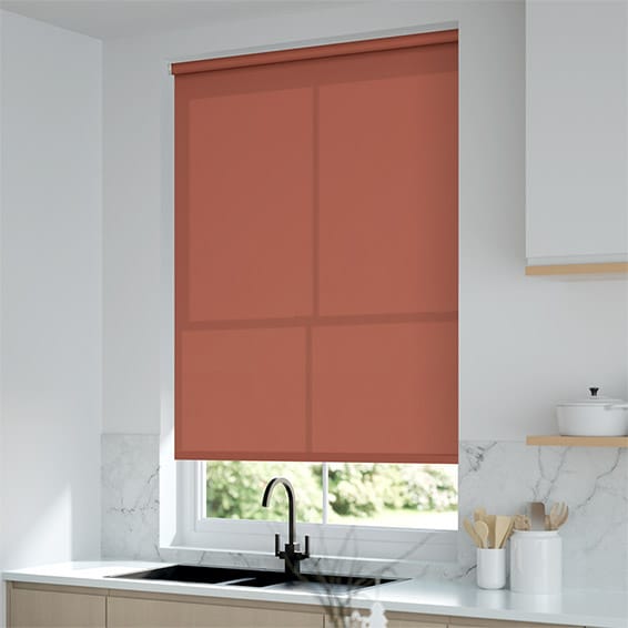 ColorizedZoom Electric Avalon Cinnabar Roller Blind 4235