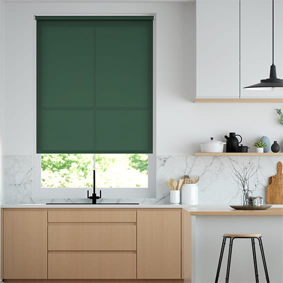 Colorized Twist2Go Avalon Emerald Green Roller Blind 4446
