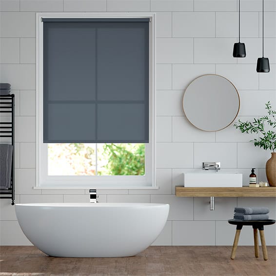 Colorized Twist2Go Avalon Dark Blue Roller Blind 4445