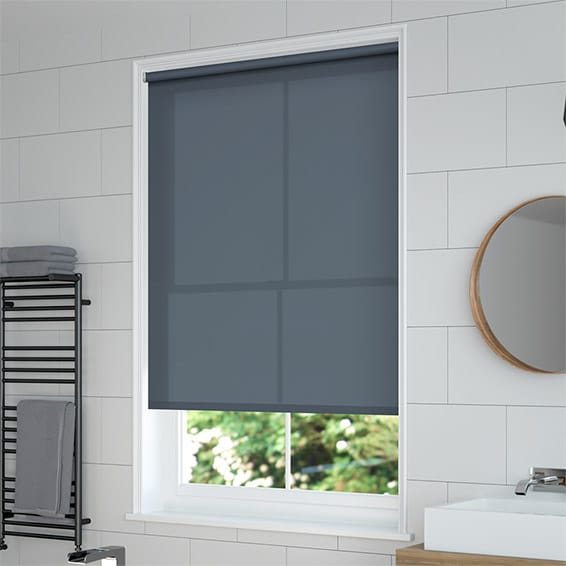 ColorizedZoom Twist2Go Avalon Dark Blue Roller Blind 4445