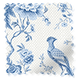 ColorizedSwatch Twist2Go Bird Toile French Blue Roller Blind sample image 4509