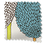 ColorizedSwatch Twist2Go Silhouette Peacock Roller Blind sample image 4563