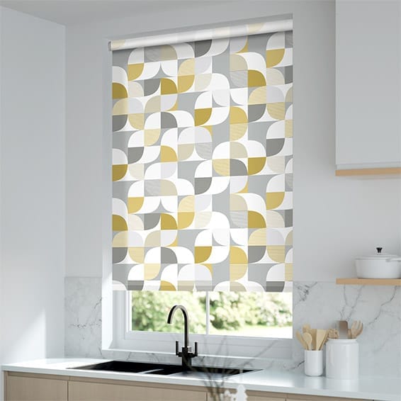 ColorizedZoom Twist2Go Ottil Ochre Roller Blind 4579