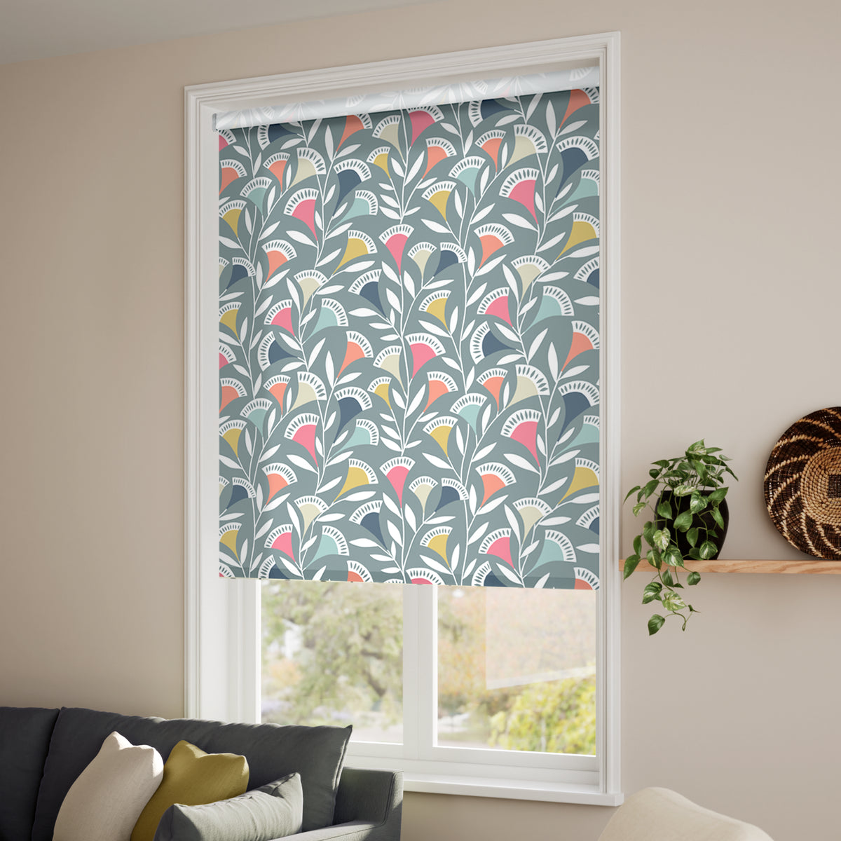 ColorizedZoom Twist2Go Noukku Berry Crush Roller Blind 4588