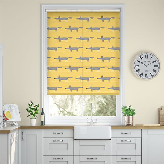 Colorized Twist2Go Mr Fox Mini Sunflower Roller Blind 4595