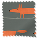 ColorizedSwatch Twist2Go Mr Fox Charcoal Roller Blind sample image 4596
