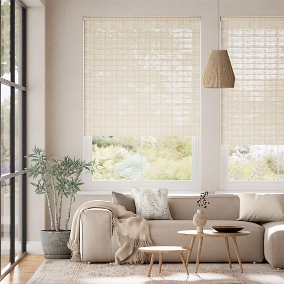 Colorized Twist2Go Moreno Birch Roller Blind 4598
