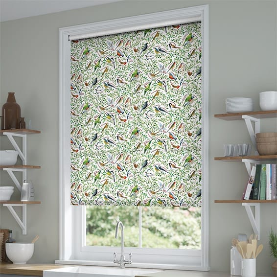 ColorizedZoom Twist2Go Garden Birds Multi Roller Blind 4617