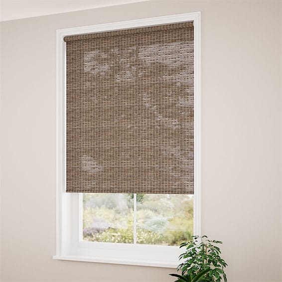 ColorizedZoom Twist2Go Dorado Walnut Roller Blind 4631
