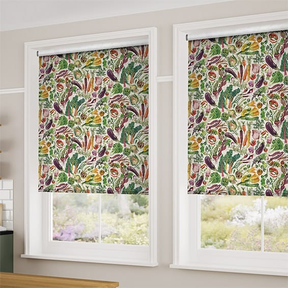 ColorizedZoom Twist2Go Choices Vegetable Garden Multi Roller Blind 4641