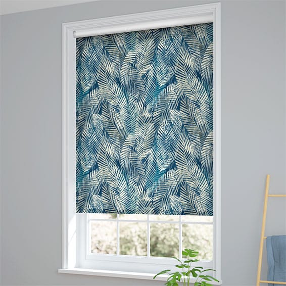ColorizedZoom Twist2Go Choices Shadow Leaf Linen Admiral Roller Blind 4649