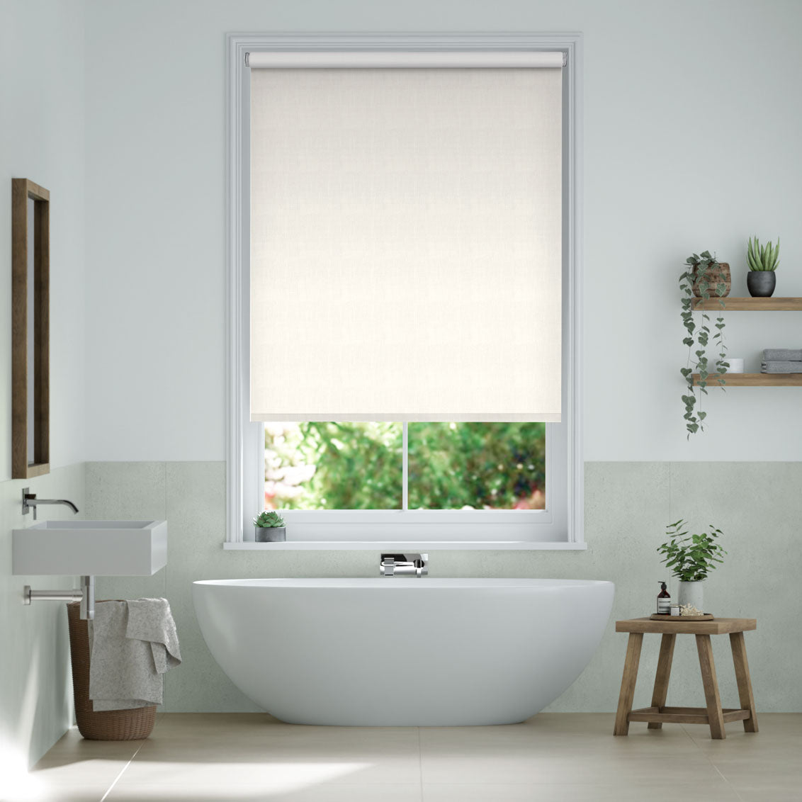 Colorized Twist2Go Choices Elodie Clotted Cream Roller Blind 4683