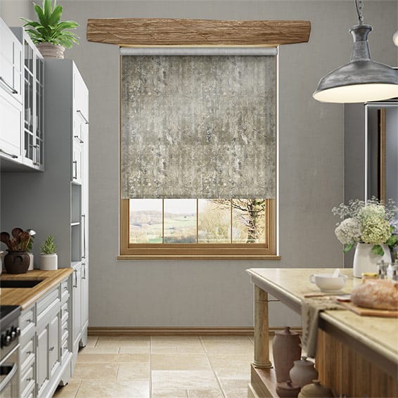 Colorized Twist2Go Choices Breedon Velvet Stone Roller Blind 4693