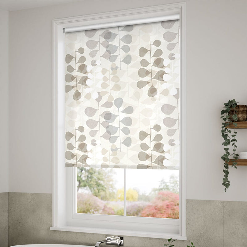 ColorizedZoom Twist2Go Choices Blooming Meadow Linen Neutral Roller Blind 4696