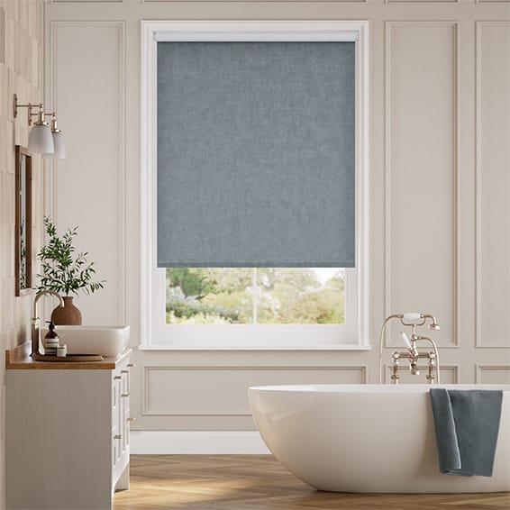 Colorized Twist2Go Choices Alva Blue Grey Roller Blind 4711