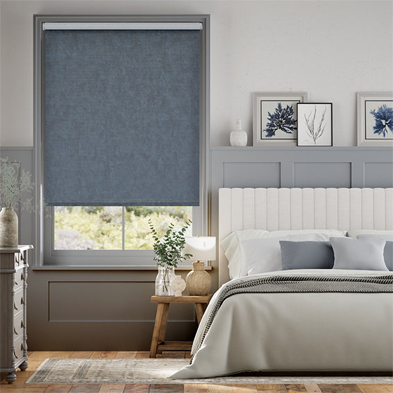 Colorized Twist2Go Choices Alva Yale Blue Roller Blind 4724