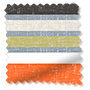ColorizedSwatch Twist2Go Calcutta Stripe Olive Roller Blind sample image 4732